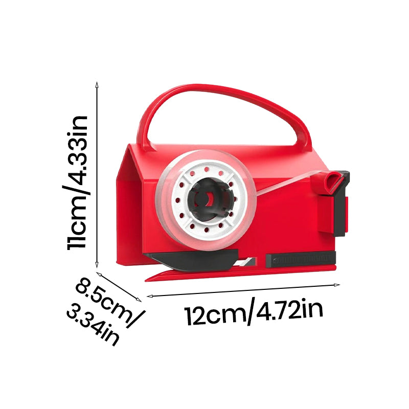 Wrapping Paper Cutter & Tape Dispenser Dual Use,  Easy Cut for Present Wrapping