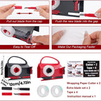 Wrapping Paper Cutter & Tape Dispenser Dual Use,  Easy Cut for Present Wrapping