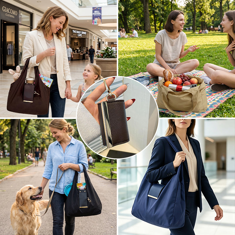 The Keychain That Turns Into a Bag