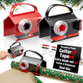 Wrapping Paper Cutter & Tape Dispenser Dual Use,  Easy Cut for Present Wrapping